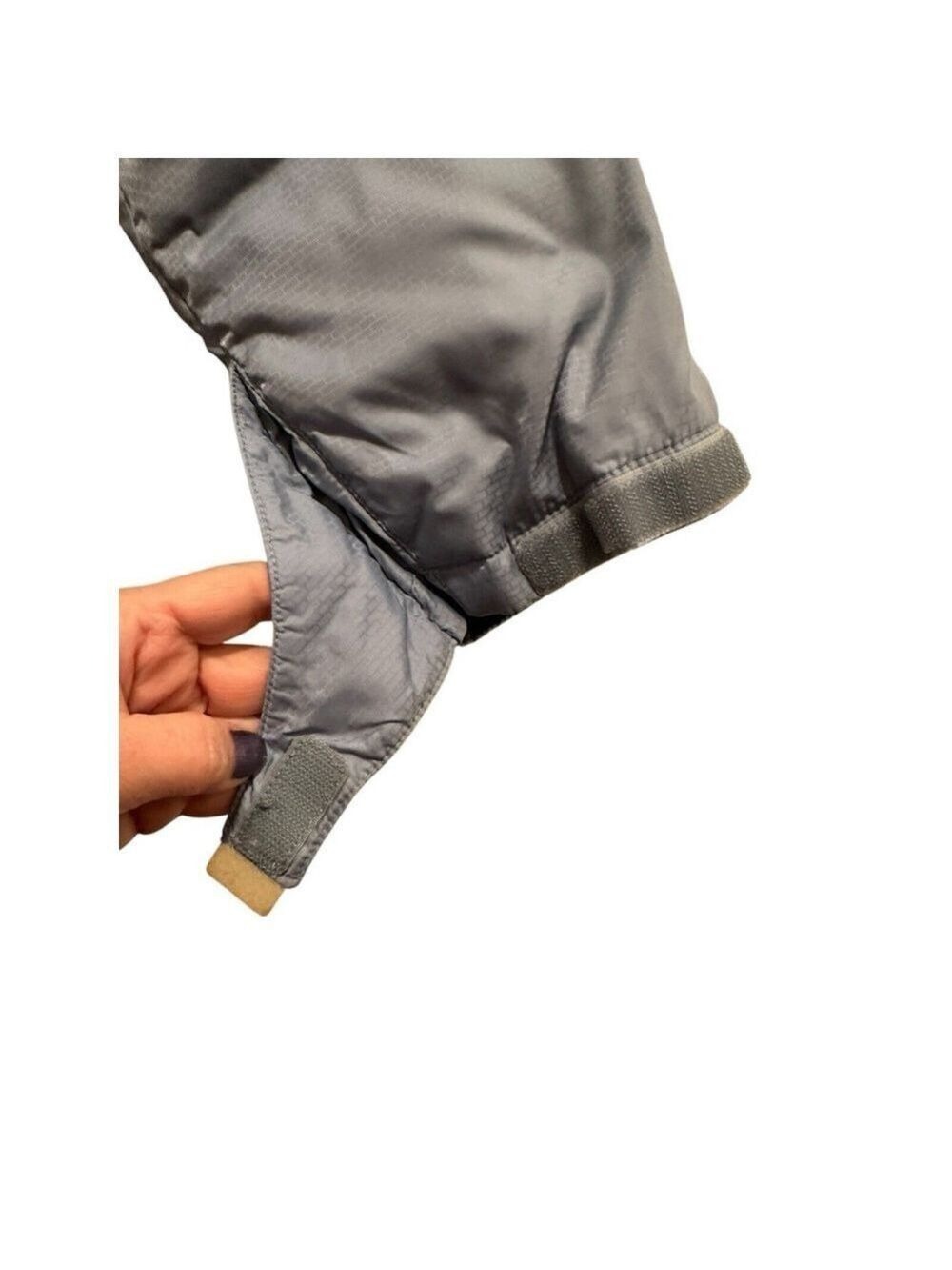 Winter Feather Down Ski Jacket Womens Small Blue Coat Zip Pockets POWDER ROOM - Picture 11 of 16